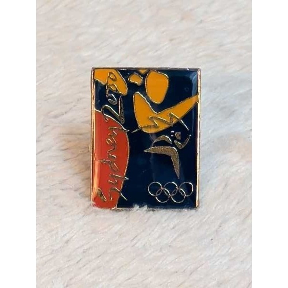 Sydney 2000 Olympics Lapel Pin Souvenir Enamel Collectible Made in Australia